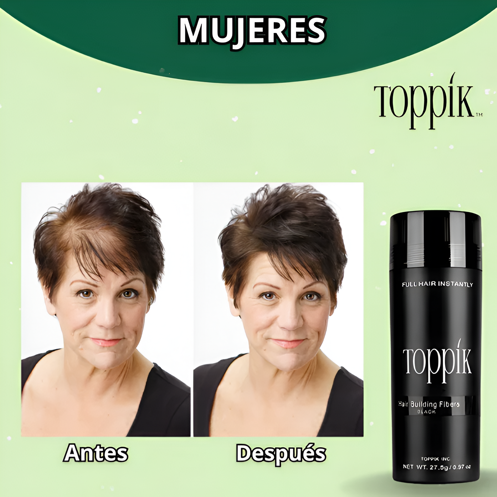 Toppik™ - Fibras Capilares para un Cabello con Volumen al Instante